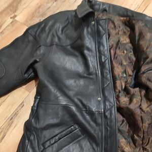 J.T. BECKETT Leather Coat